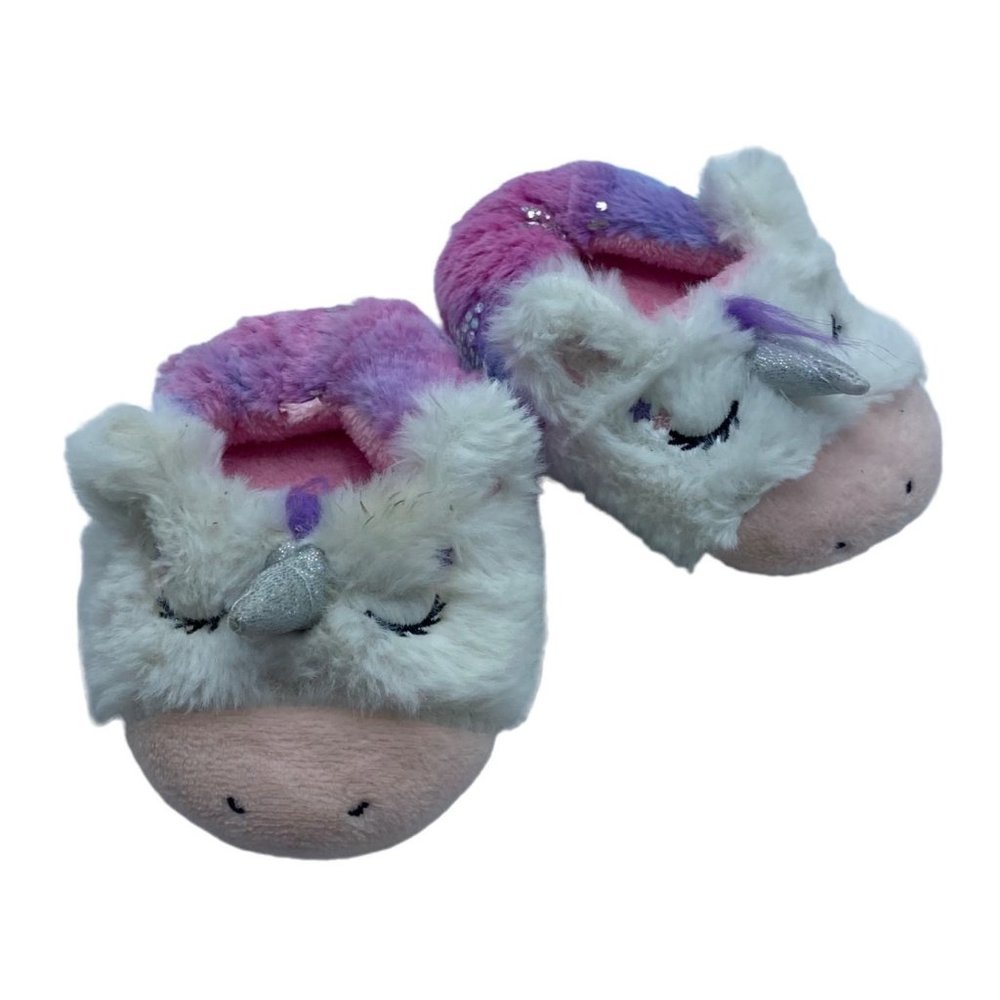 Unicorn Faux Fur Toddler 5 NWOT Pull On Slipper SG Footwear